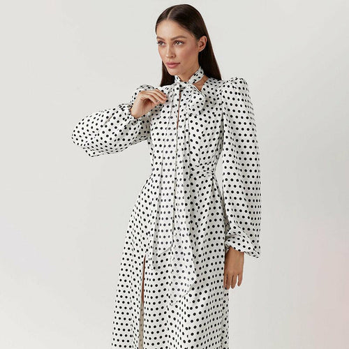 Pregnant Women Dresses Stylish V Neck Long Sleeves Dress Print  Spring