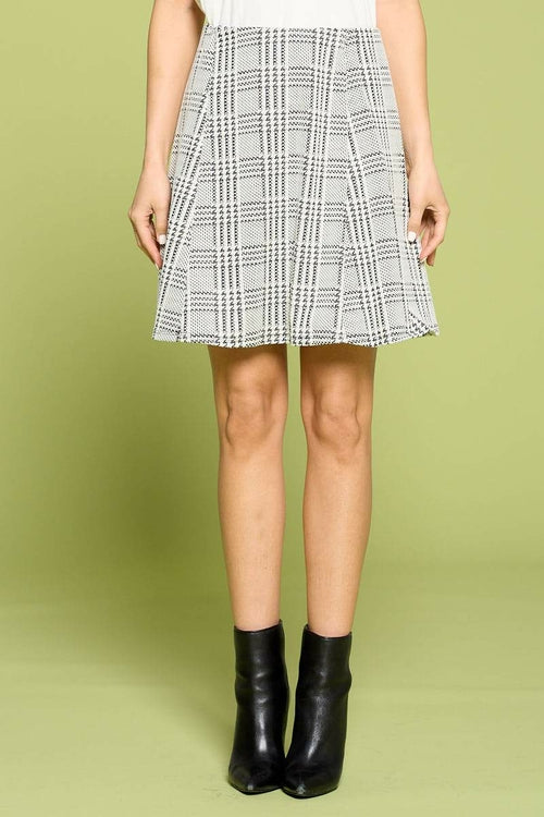 Plaid Pencil Skirt