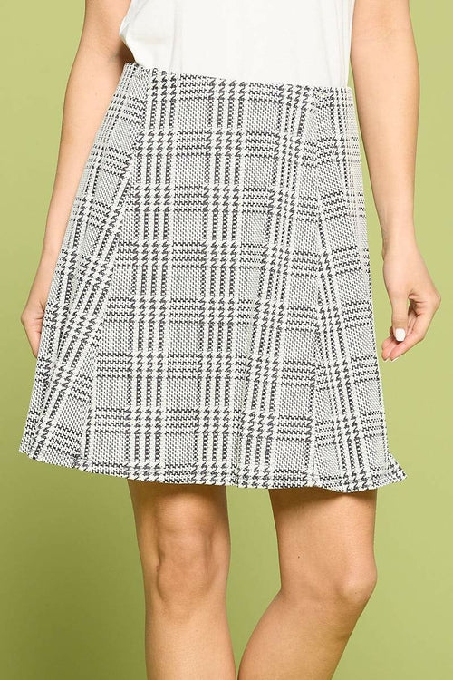 Plaid Pencil Skirt