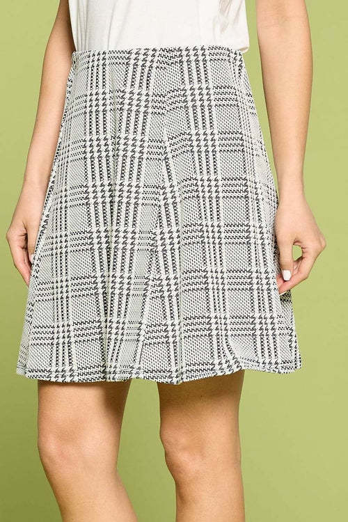 Plaid Pencil Skirt