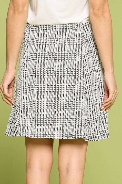 Plaid Pencil Skirt