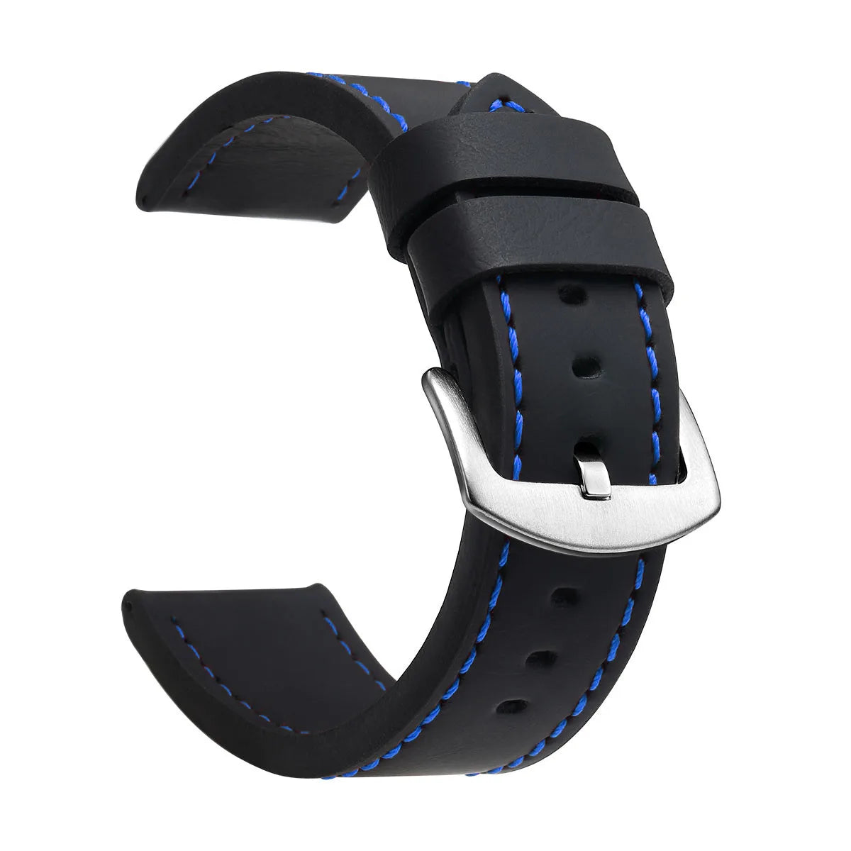 SAMCO Watch Band Strap Sport Vintage Leather Watchband Stainless Steel Buckle Watch Accessories 18mm 20mm 22mm 24mm