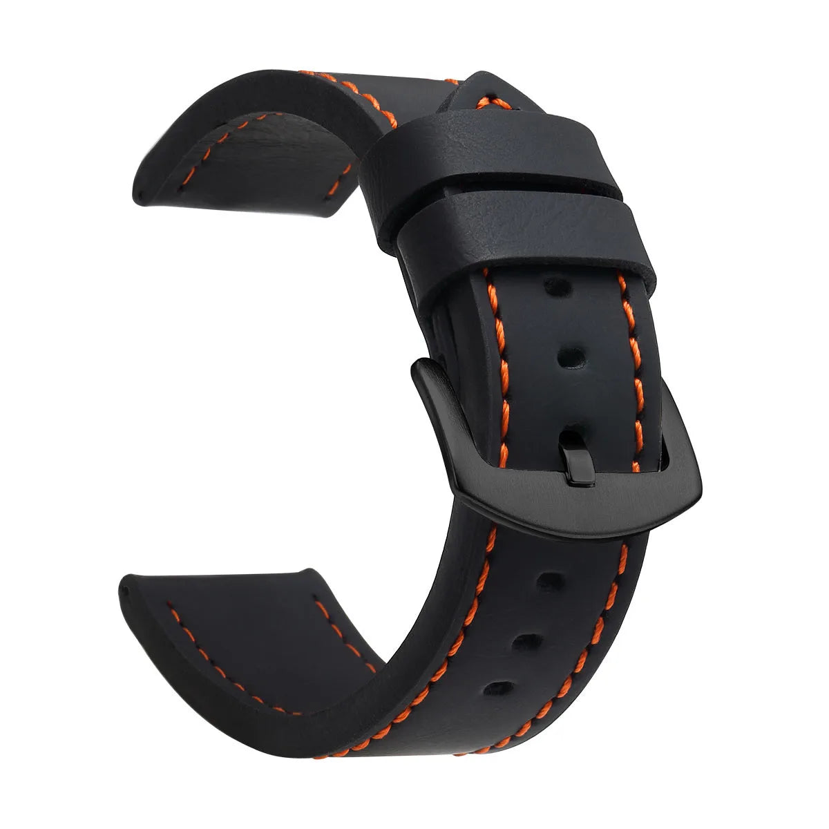 SAMCO Watch Band Strap Sport Vintage Leather Watchband Stainless Steel Buckle Watch Accessories 18mm 20mm 22mm 24mm