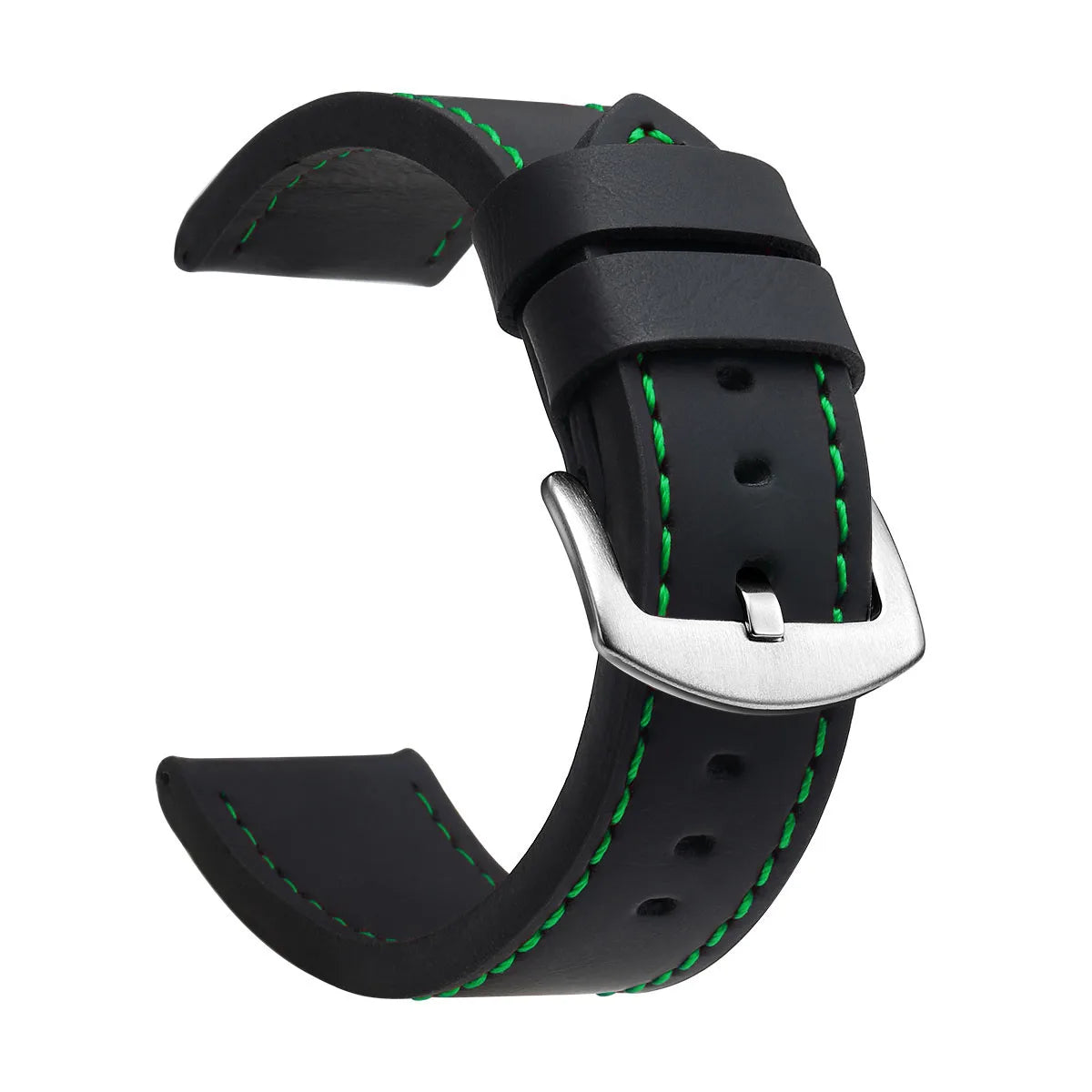 SAMCO Watch Band Strap Sport Vintage Leather Watchband Stainless Steel Buckle Watch Accessories 18mm 20mm 22mm 24mm