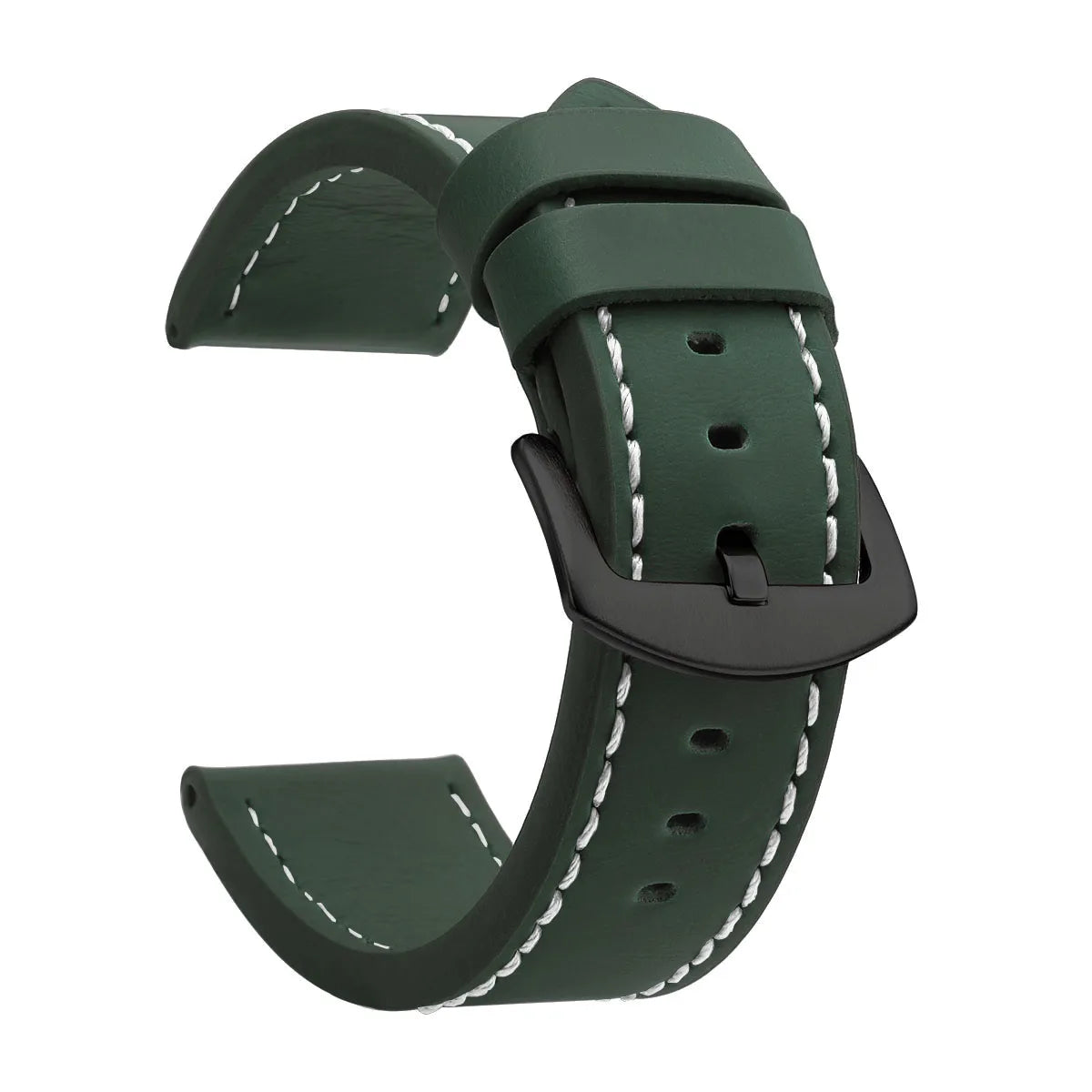 SAMCO Watch Band Strap Sport Vintage Leather Watchband Stainless Steel Buckle Watch Accessories 18mm 20mm 22mm 24mm
