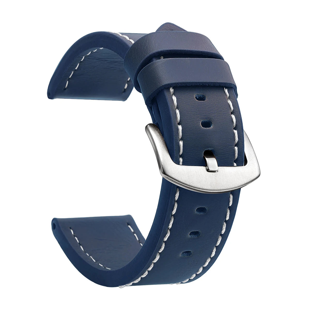 SAMCO Watch Band Strap Sport Vintage Leather Watchband Stainless Steel Buckle Watch Accessories 18mm 20mm 22mm 24mm
