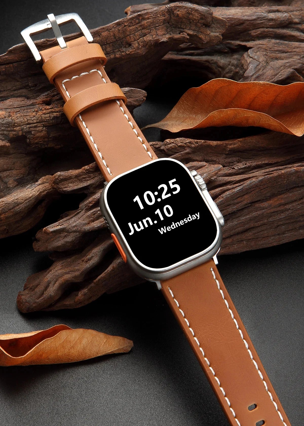 SAMCO Watch Band Strap Sport Vintage Leather Watchband Stainless Steel Buckle Watch Accessories 18mm 20mm 22mm 24mm