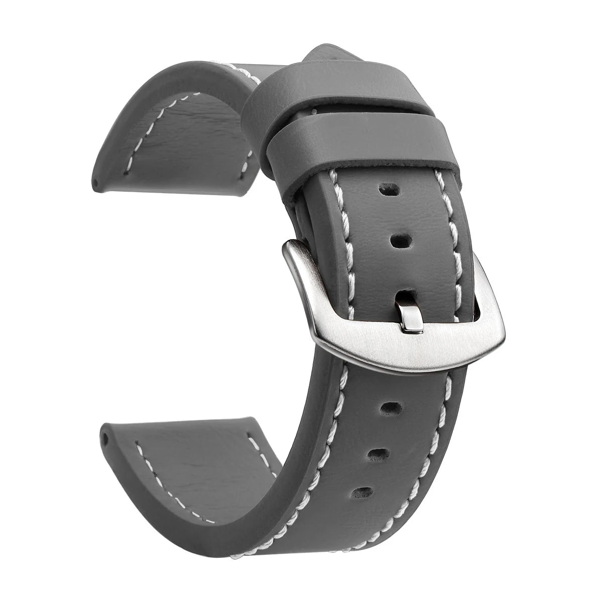 SAMCO Watch Band Strap Sport Vintage Leather Watchband Stainless Steel Buckle Watch Accessories 18mm 20mm 22mm 24mm