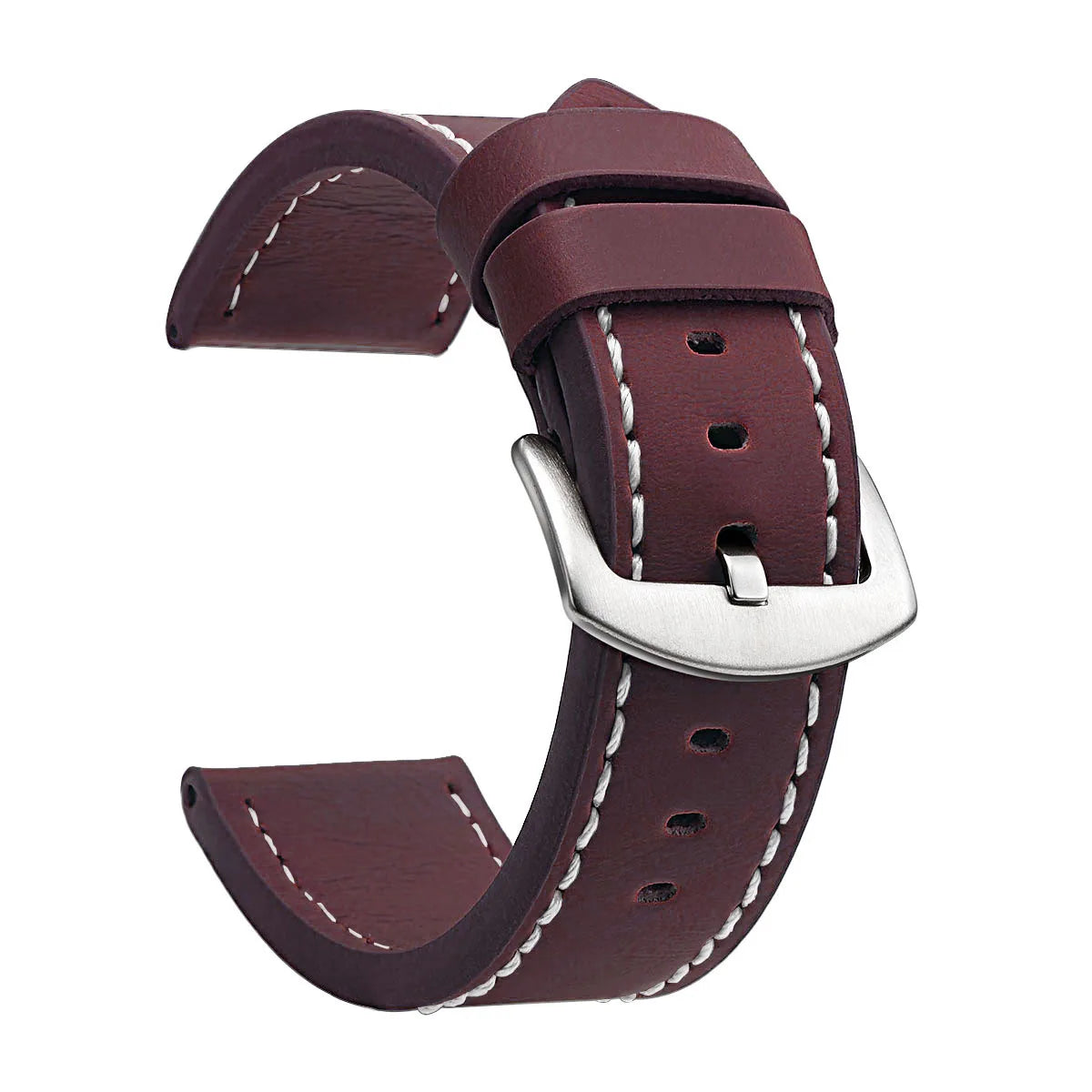 SAMCO Watch Band Strap Sport Vintage Leather Watchband Stainless Steel Buckle Watch Accessories 18mm 20mm 22mm 24mm