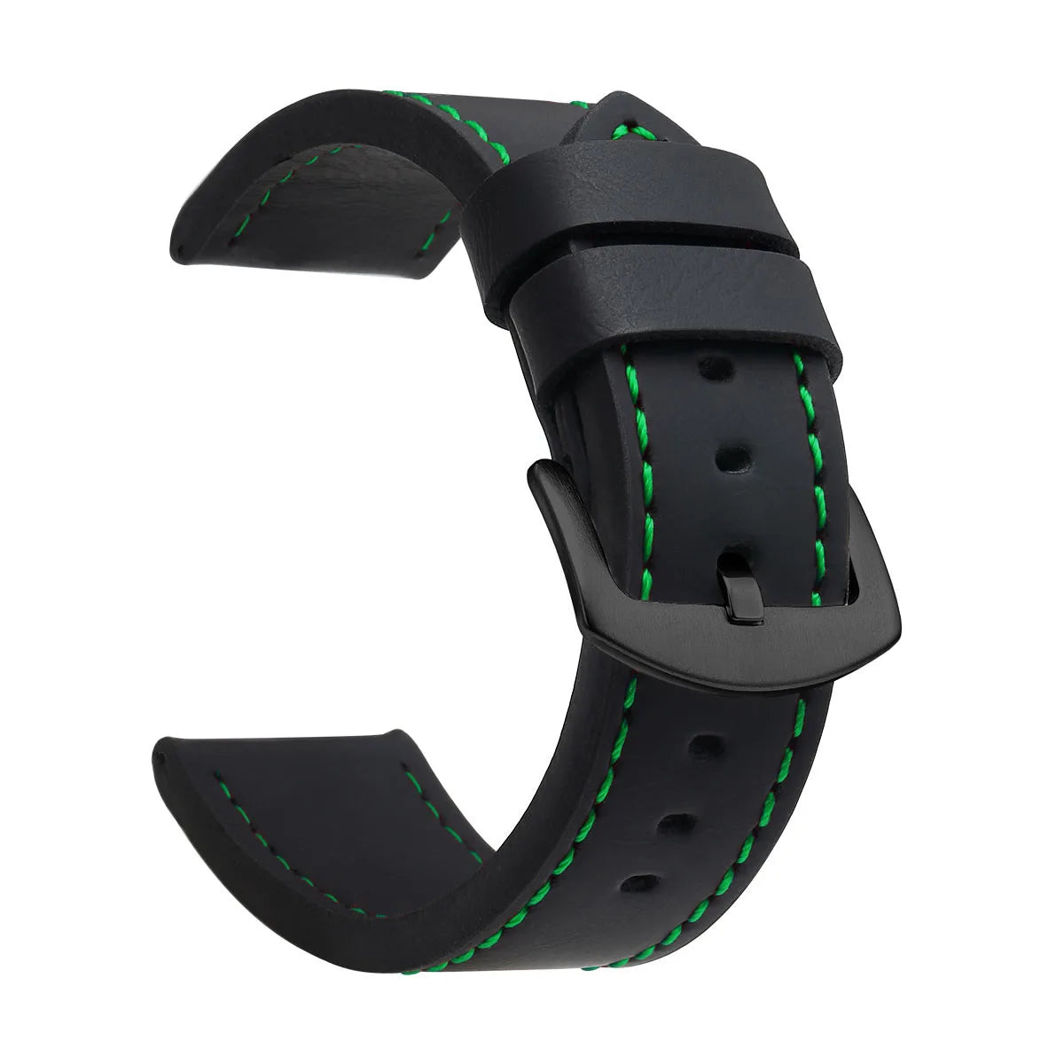 SAMCO Watch Band Strap Sport Vintage Leather Watchband Stainless Steel Buckle Watch Accessories 18mm 20mm 22mm 24mm