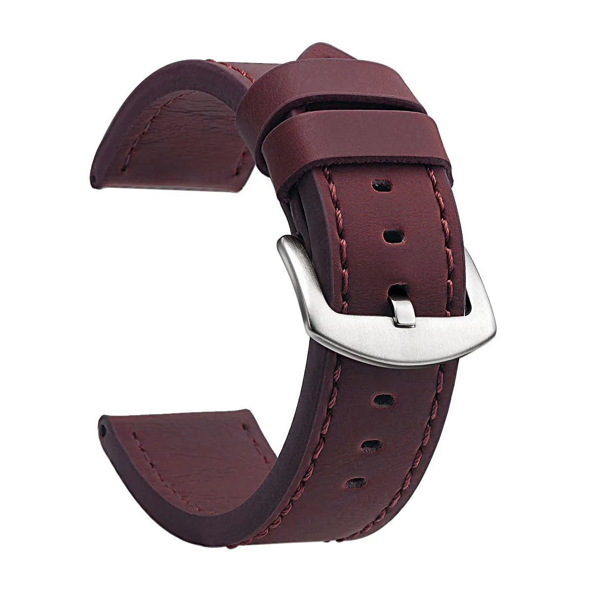 SAMCO Watch Band Strap Sport Vintage Leather Watchband Stainless Steel Buckle Watch Accessories 18mm 20mm 22mm 24mm