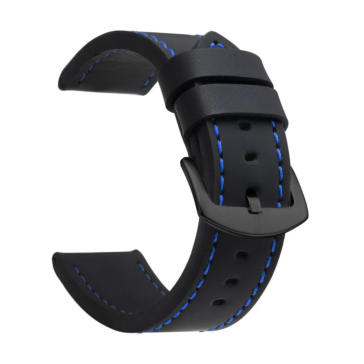 SAMCO Watch Band Strap Sport Vintage Leather Watchband Stainless Steel Buckle Watch Accessories 18mm 20mm 22mm 24mm