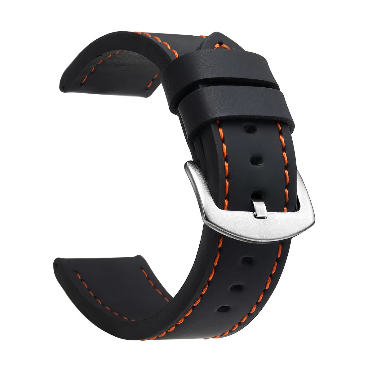 SAMCO Watch Band Strap Sport Vintage Leather Watchband Stainless Steel Buckle Watch Accessories 18mm 20mm 22mm 24mm