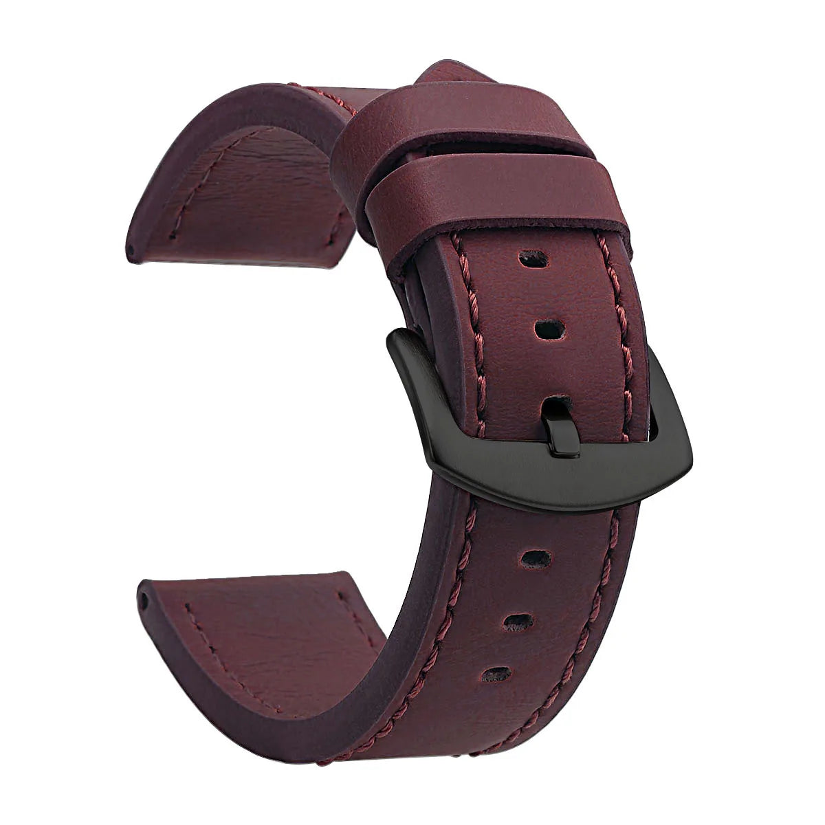 SAMCO Watch Band Strap Sport Vintage Leather Watchband Stainless Steel Buckle Watch Accessories 18mm 20mm 22mm 24mm