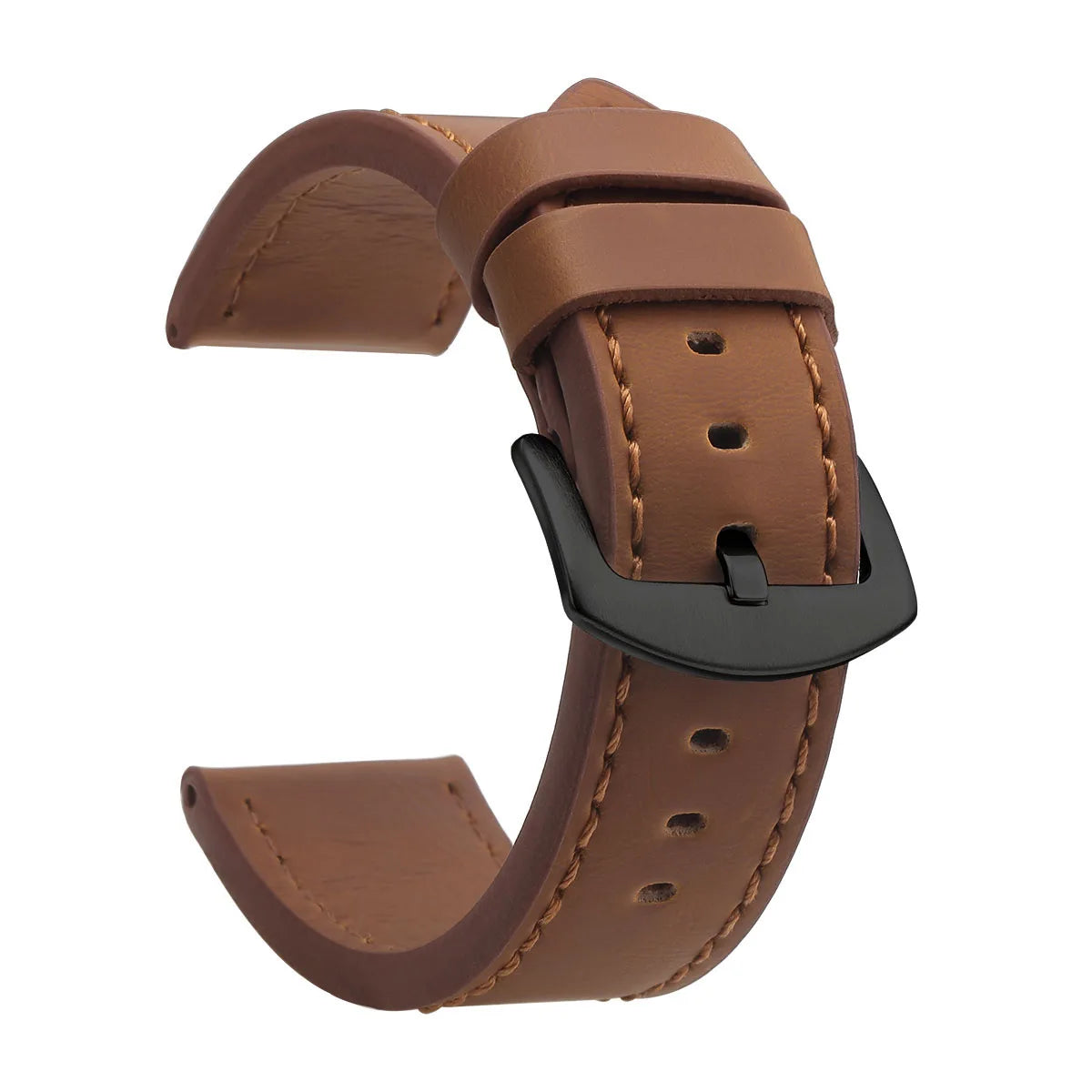 SAMCO Watch Band Strap Sport Vintage Leather Watchband Stainless Steel Buckle Watch Accessories 18mm 20mm 22mm 24mm