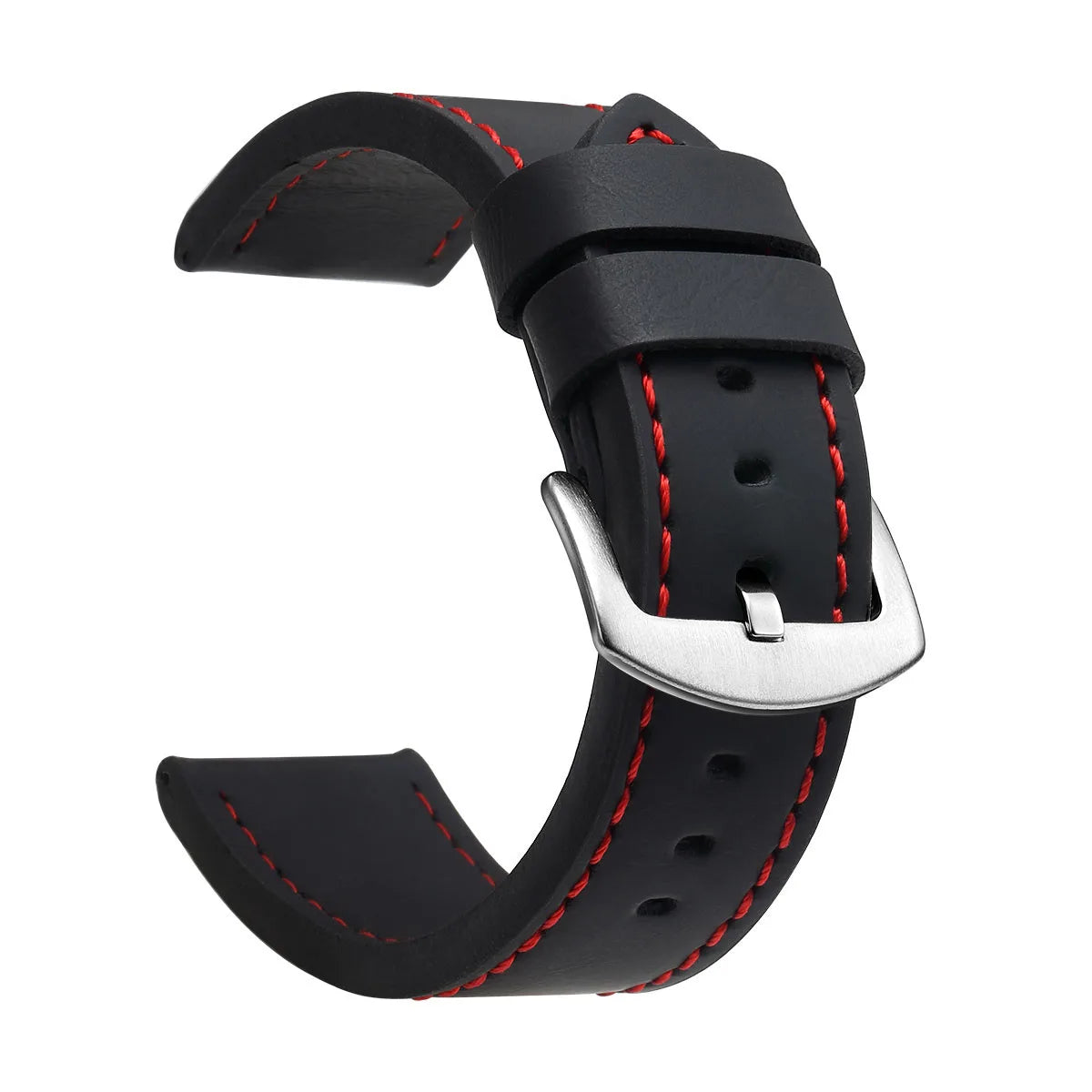 SAMCO Watch Band Strap Sport Vintage Leather Watchband Stainless Steel Buckle Watch Accessories 18mm 20mm 22mm 24mm