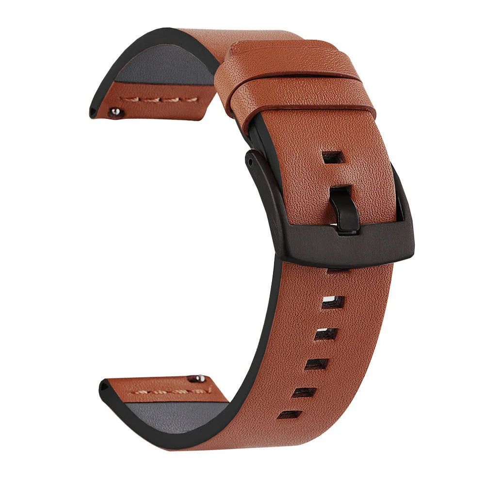 SAMCO Watch Band Strap Sport Vintage Leather Watchband Stainless Steel Buckle Watch Accessories 18mm 20mm 22mm 24mm