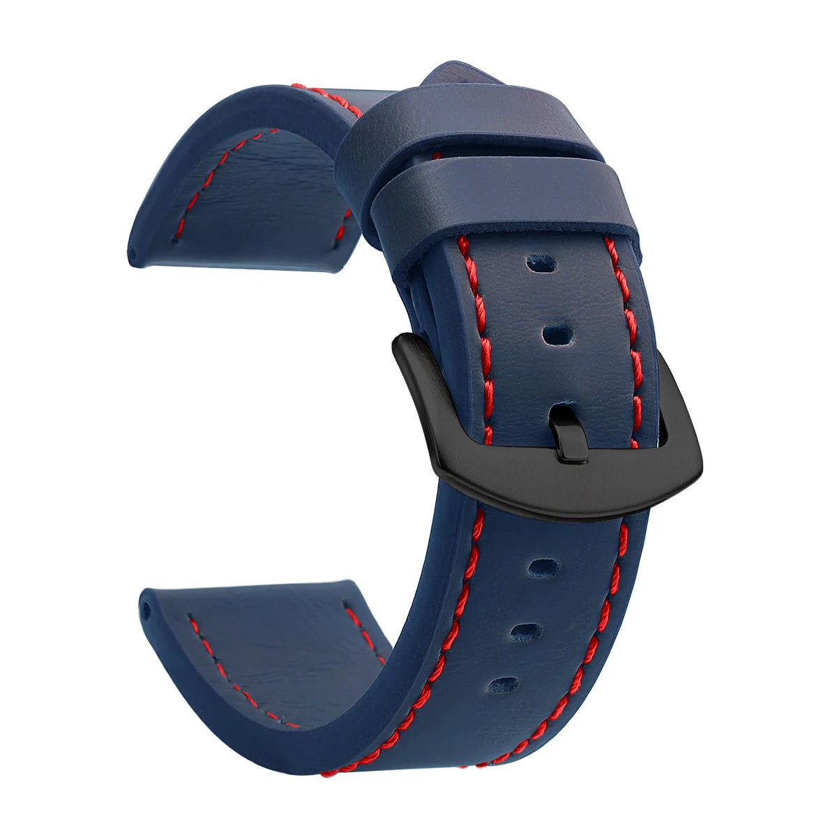 SAMCO Watch Band Strap Sport Vintage Leather Watchband Stainless Steel Buckle Watch Accessories 18mm 20mm 22mm 24mm