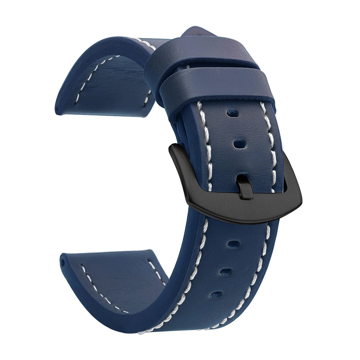 SAMCO Watch Band Strap Sport Vintage Leather Watchband Stainless Steel Buckle Watch Accessories 18mm 20mm 22mm 24mm