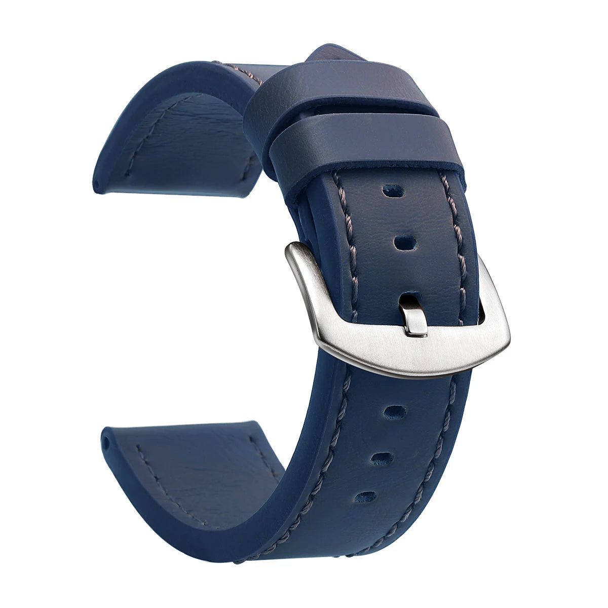 SAMCO Watch Band Strap Sport Vintage Leather Watchband Stainless Steel Buckle Watch Accessories 18mm 20mm 22mm 24mm